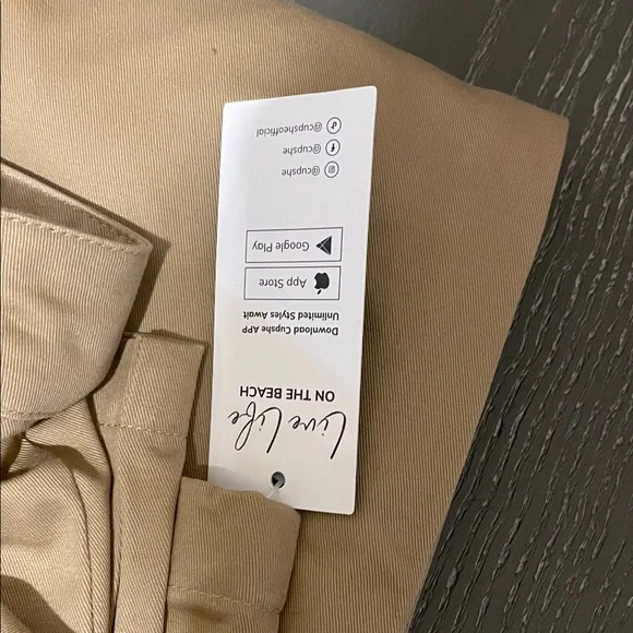 Cupshe Tan Ankle-Length Women's Pants - Picture 5 of 5